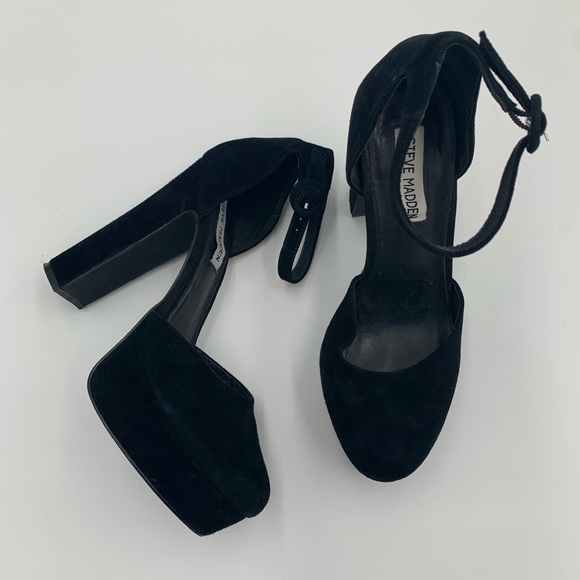 Steve Madden Shoes - Steve Madden Womens Cordial Suede D'Orsay heel